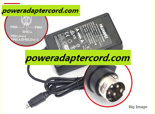 HUAWEI 12V 5A VPC620 600 Laptop AC Adapter HW-60-12AC14D-1 4PINmm Power Adapter - Click Image to Close