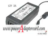 12V 3A Barrel 5.5/2.1mm 2-Prong DSA-42D-12 2 120300 - Click Image to Close