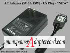 5V 3A 15W Flat Tip US 2-Pin Plug ADP-15GH B "Brand NEW" - Click Image to Close