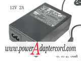 12V 2A Barrel 5.5/2.5mm 2-Prong ADP-24AB NEW Power AC Adapter - Click Image to Close