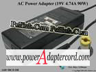 19V 4.74A 90W Barrel 5.5/1.7mm 3-Prong ADP-90CD DB AP.09001.027 AP0900102