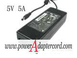 5V 5A Barrel 5.5/2.1mm 2-Prong EADP-25NB C NEW Power AC Adapter - Click Image to Close