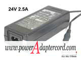 24V 2.5A Barrel 5.5/2.1mm 2-Prong EADP-60FB A NEW Power AC Adapter - Click Image to Close