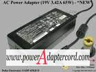 19V 3.42A 65W Barrel 5.5/1.7mm 3-Prong SADP-65KB D AP.06501.013 AP.06501.007 "Brand N