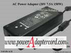 20V 7.5A 4-Pin DIN 3-Prong FSP150-ACB 76-M12CO-001 - Click Image to Close