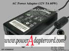 12V 3A 36W Barrel 5.5/2.5mm IEC C14 HP-O2036D43 HP-02036D43