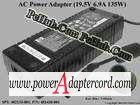 19.5V 6.9A Barrel 7.4/5.0mm With Pin 3-Prong SPS: 482133-001 P/N: 481420-001