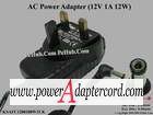 12V 1A Barrel 5.5/2.1mm UK Plug KSAFC1200100W1UK - Click Image to Close