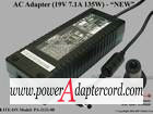 19V 7.1A Barrel 5.5/2.5mm 3-Prong PA-1131-08 AP.13503.001 AP.13503.006. "NEW" - Click Image to Close