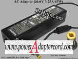 20V 3.25A Barrel 5.5/2.5mm 12mm Length 3-Prong P/N: 36001651 PA-1650-56LC NEW Power AC Adapter