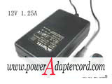 12V 1.25A Barrel 5.5/2.5mm 2-Prong YO-12DA125 NEW Power AC Adapter