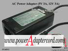 12V 3A 5V 3A 4-Pin Din IEC C14 JTA0512