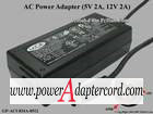 12V 2A 5V 2A 4-Pin DIN 2-Prong ACU034A-0512 GP-ACU034A-0512 - Click Image to Close