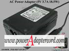 5V 3.7A 18.5W 3-pin DIN 3-prong SCEPTRE AD1805B PSD-5037APL09-3