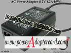 12V 1.2A 15W 3-pin DIN 2-prong ACSD-28 - Click Image to Close