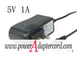 5V 1A Barrel 5.5/2.5mm US 2-Pin Plug HE-0510 NEW Power AC Adapter