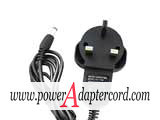 5V 1A Barrel 5.5/2.1mm UK 3-Pin Plug HC-716Q NEW Power AC Adapter - Click Image to Close