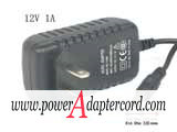 12V 1A Barrel 3.5/1.35mm US 2-Pin Plug New KDL-121000 NEW Power AC Adapter