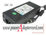 24V 5A 4-Pin Din IEC C14 PAC-120M 120W NEW Power AC Adapter