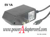 5V 1A Barrel 3.5/1.35mm US 2-Pin Plug New WZ-868 NEW Power AC Adapter - Click Image to Close