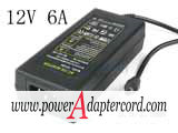 12V 6A Barrel 5.5/2.5mm IEC C14 YU1206 NEW Power AC Adapter