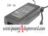 24V 4A Barrel 5.5/2.5mm IEC C14 New YU2404 NEW Power AC AdapterYU-100-24 - Click Image to Close