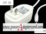 12V 2A Barrel 2.5/0.7mm US 2-Pin Plug iZNC-012 NEW Power AC Adapter - Click Image to Close