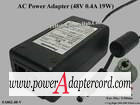 48V 0.4A Barrel 5.5/2.1mm IEC C14 AD48/0.4 SA06L48-V PSASU-48P401-AM5BH. NEW Power AC Adapter - Click Image to Close