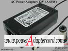 12V 4A Barrel 5.5/2.5mm IEC C14 DSA-0601S-12 1 NEW Power AC Adapter - Click Image to Close