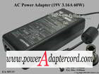 19V 3.16A 60W Barrel 5.5/2.5mm 2-Prong EA-MV1V ADP-60DB