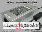 14V 4.5A 63W Pin in the middle (IEC C14) 370-7069-02 PA-1630-02SM