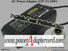 12V 2A Barrel 5,5/3.4mm With Pin 2-Prong ADPV16A NEW Power AC Adapter