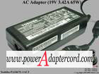 19V 3.42A 65W Barrel 5.5/2.5mm 3-Prong PA3467E-1AC3 PA-1650-02 API3AD02 SADP-65KB B