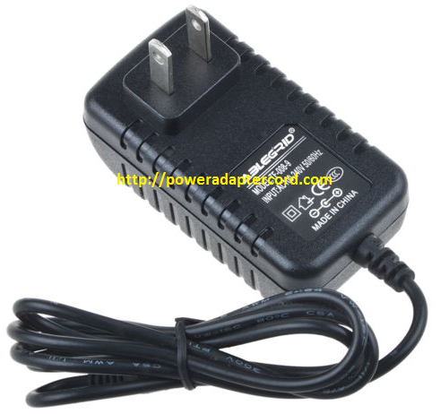 New RCA DRC627N DRC612N Portable DVD Player Charger Power Supply Cord AC Adapter