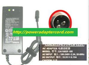 NEW 120W EDAC ACP71USZ EA11003F-19S EA11003F-195 AC Adapter