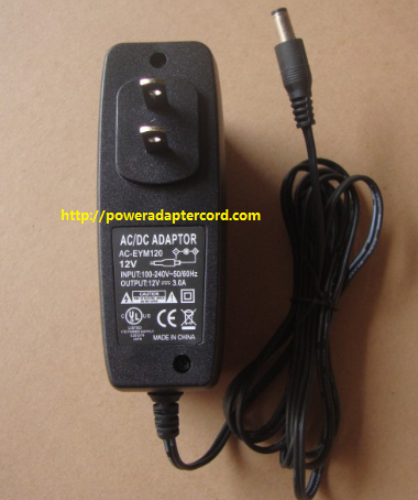 Brand NEW GENUINE DELIPPO AC-EYM120 AC DC Adapter POWER SUPPLY - Click Image to Close