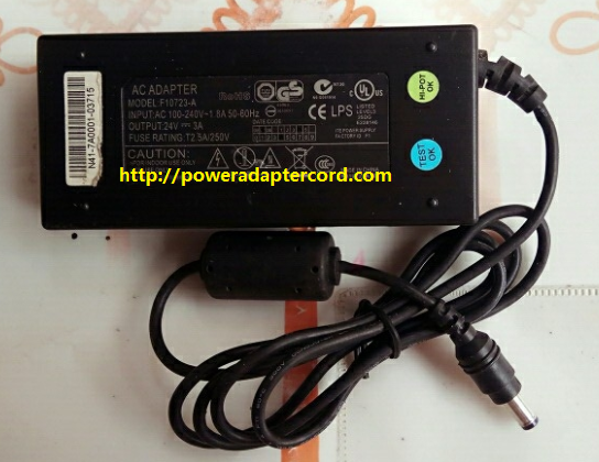 Brand NEW GENUIN F10723-A AC DC Adapter POWER SUPPLY