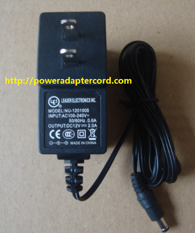 Brand NEW GENUINE LEI MU-1201000 AC DC Adapter POWER SUPPLY - Click Image to Close