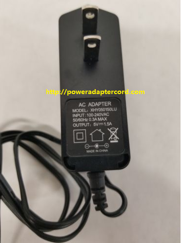 Brand NEW Original Generic UNIVERSAL BLACK TIP MODEL #XHY050150LU WALL CHARGER AC-DC Adapter POWER SUPPLY