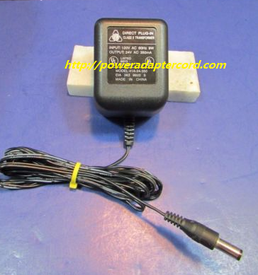 NEW CLASS 2 Transformer 24V AC 350mA TESTED SL Model 41A-24-350 AC/AC Adapter