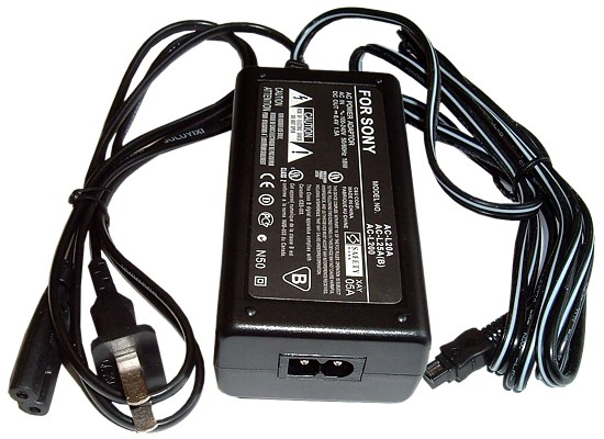 AC Adapter For Sony AC-L25B 8.4V 1.5A AC-L25A AC-L25B AC-L25C AC-L25 DCR-HC16E DCR-HC18E DCR-HC19E DCR-HC20 DC - Click Image to Close