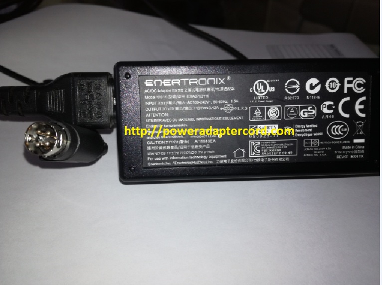 Brand New ENERTRONIX EXA0703YH 19V 3.42A (4 pin) ac adapter