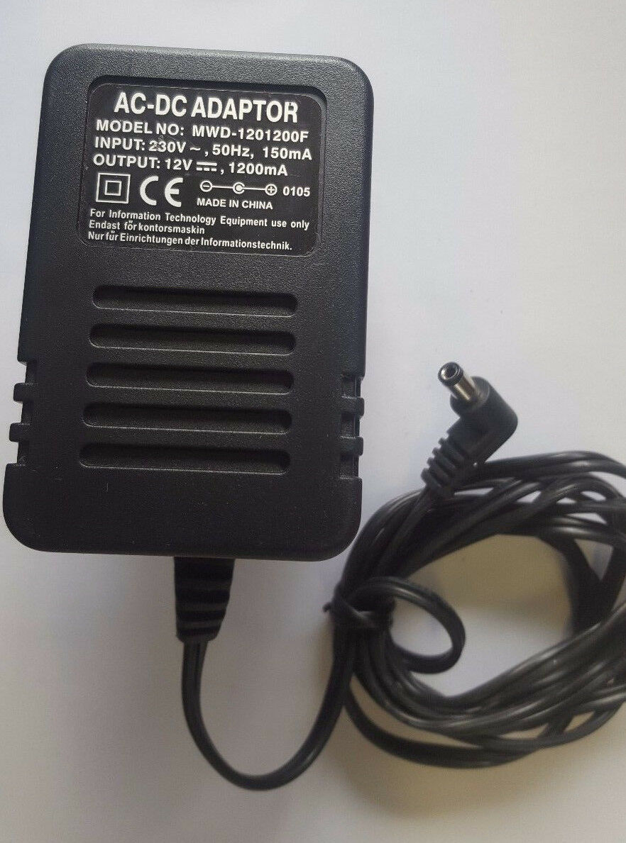 *Brand NEW* 12V 1.2A MWD-1201200F AC/DC ADAPTER POWER SUPPLY - Click Image to Close