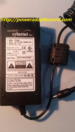 NEW CYBERNET SP2409A SB0406000661 8V 3A AC/DC ADAPTER Power Supply