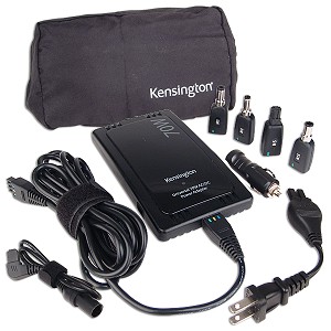 Kensington 33234 Portable 70W Universal AC/DC Power Adapter For 33194 HP Compaq Sony IBM Gateway Averatec Note - Click Image to Close