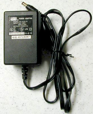 YHI YC-1015-15 AC Adapter 15V 1A 15W Power Supply For your Scanner DVD Player Printers and Other Products Bran