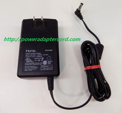 NEW iHome iP88 Alarm Clock Radio Speaker AC/DC Power Supply Adapter Charger Cord