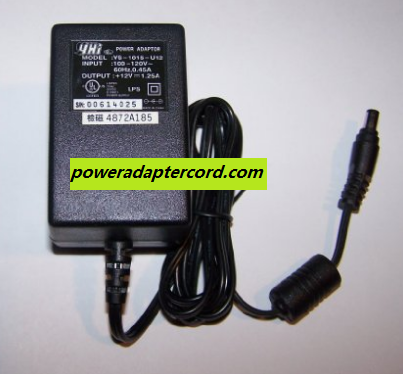 YHi YS-1015-U12 +12VDC 12V DC 1.25A Power Supply AC Adapter