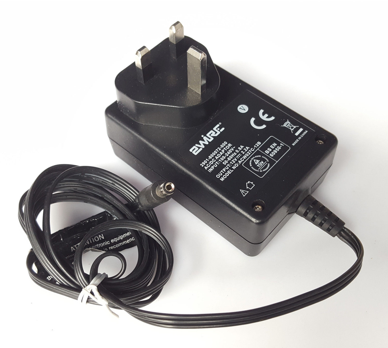 *Brand NEW*2WIRE 12V 2.2A ACW027C-12B 2901-800072-000 AC/DC ADAPTER ...