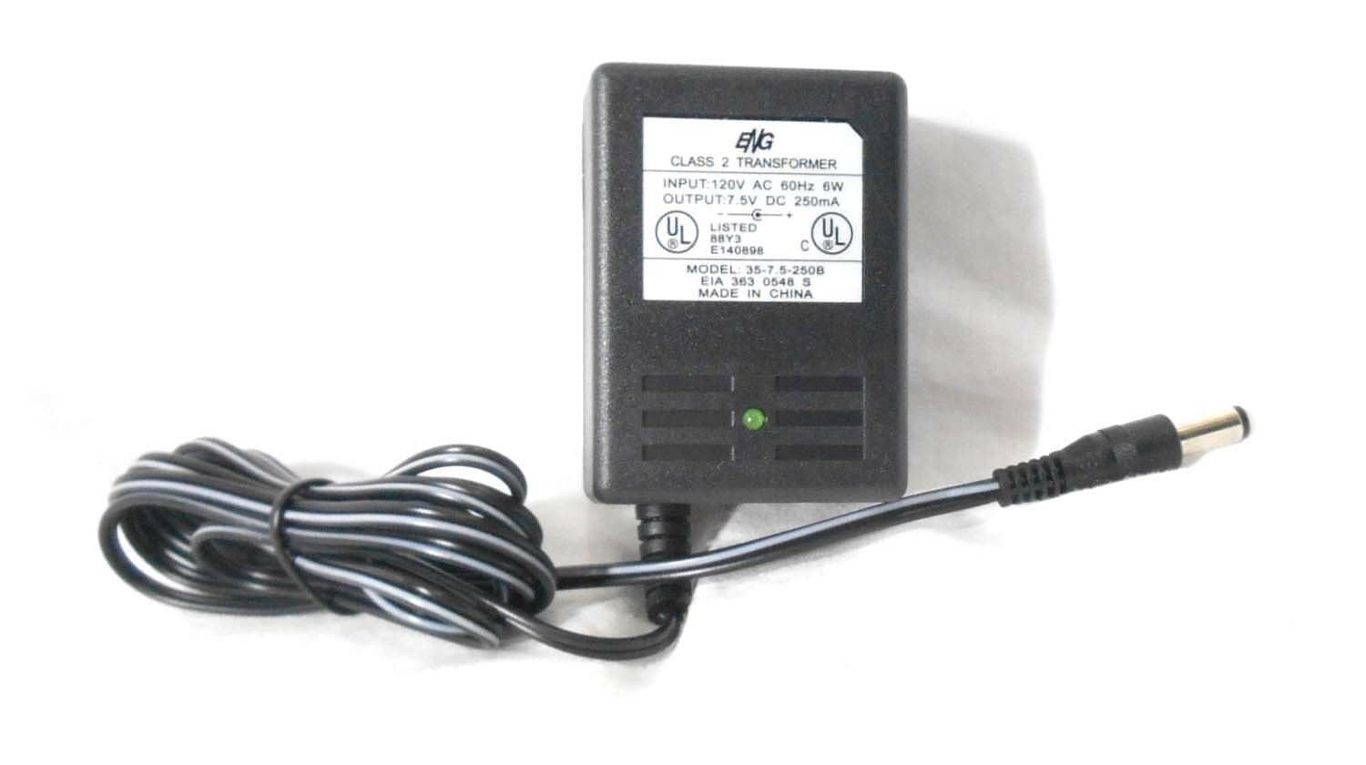 *Brand NEW* ENG Electric 7.5V 250mA 35-7.5-250B AC Power Supply Adapter Free shipping! - Click Image to Close